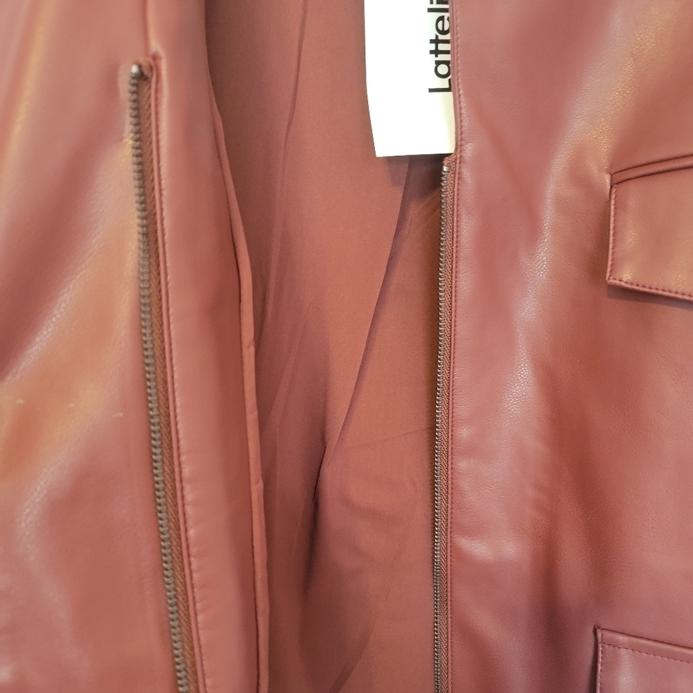 Lattelier Leather Jacket Size Small - Picture 4 of 13